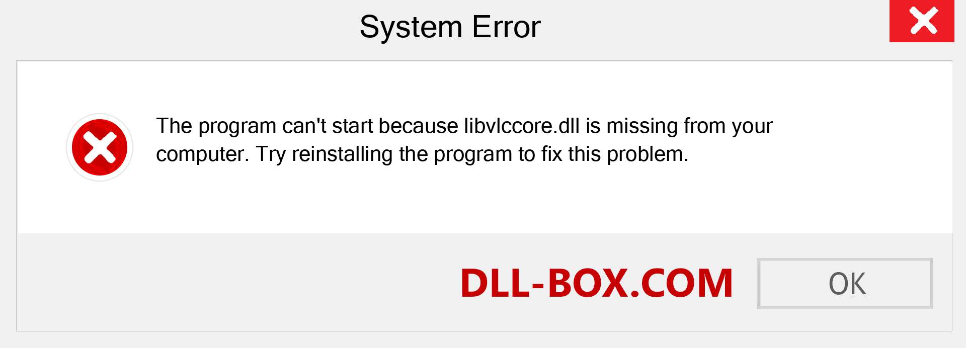  libvlccore.dll file is missing?. Download for Windows 7, 8, 10 - Fix  libvlccore dll Missing Error on Windows, photos, images
